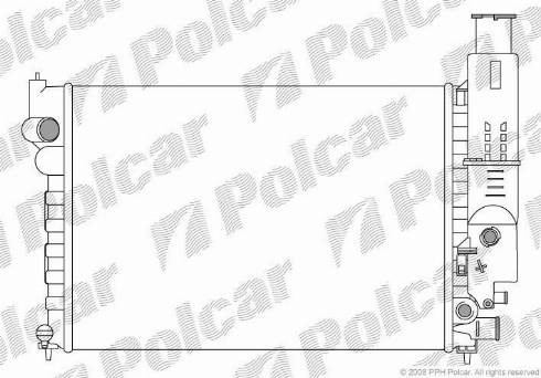 Polcar 576508-1 - Jäähdytin,moottorin jäähdytys inparts.fi