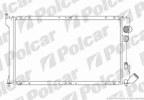 Polcar 576508A4 - Jäähdytin,moottorin jäähdytys inparts.fi