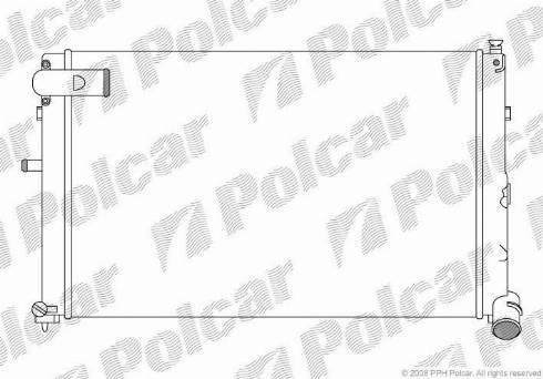 Polcar 576508A7 - Jäähdytin,moottorin jäähdytys inparts.fi