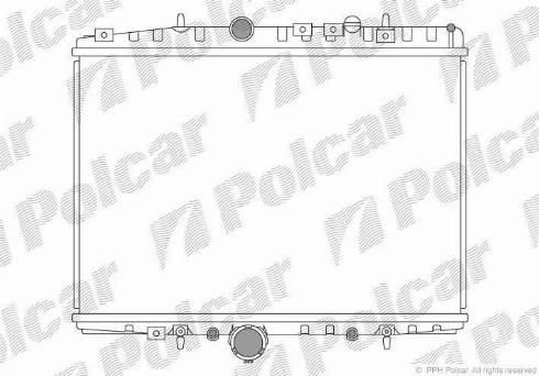 Polcar 576608-2 - Jäähdytin,moottorin jäähdytys inparts.fi