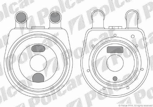 Polcar 5760L8-1 - Moottoriöljyn jäähdytin inparts.fi