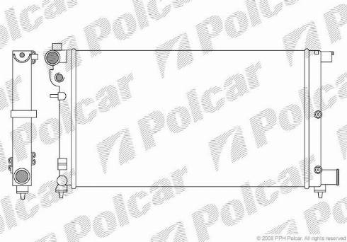 Polcar 5706082X - Jäähdytin,moottorin jäähdytys inparts.fi