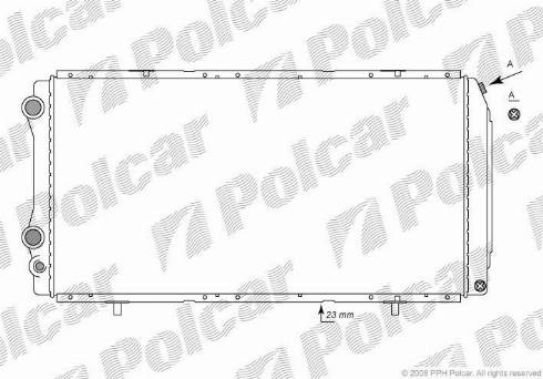 Polcar 570208-1 - Jäähdytin,moottorin jäähdytys inparts.fi