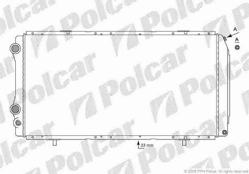 Polcar 570208-2 - Jäähdytin,moottorin jäähdytys inparts.fi