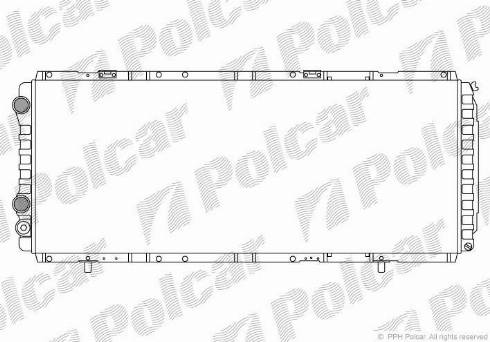 Polcar 570208A4 - Jäähdytin,moottorin jäähdytys inparts.fi