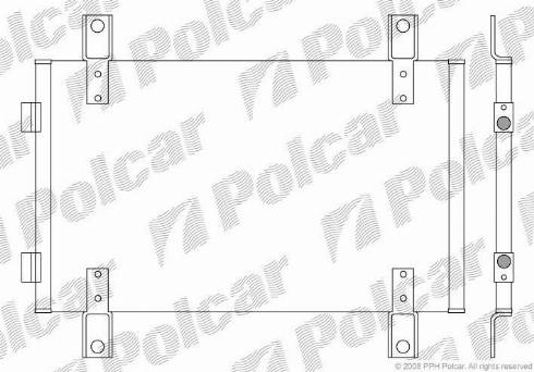 Polcar 5702K8C2 - Lauhdutin, ilmastointilaite inparts.fi