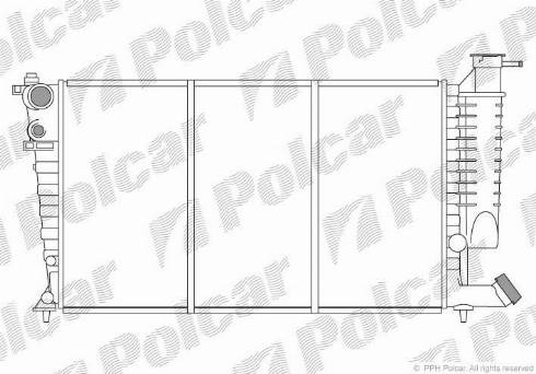 Polcar 5707086X - Jäähdytin,moottorin jäähdytys inparts.fi