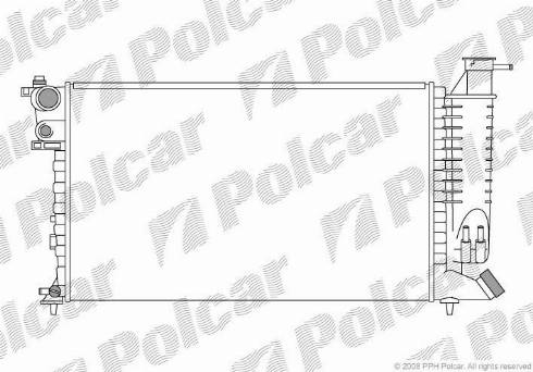 Polcar 5707083X - Jäähdytin,moottorin jäähdytys inparts.fi