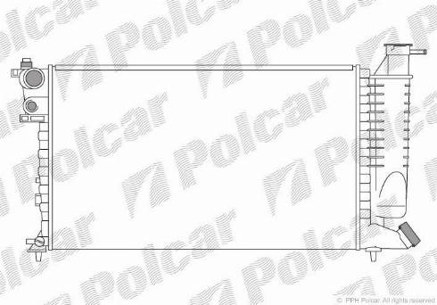 Polcar 5707082X - Jäähdytin,moottorin jäähdytys inparts.fi