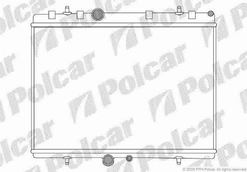 Polcar 5710084X - Jäähdytin,moottorin jäähdytys inparts.fi