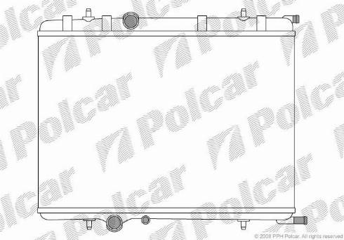 Polcar 5710085X - Jäähdytin,moottorin jäähdytys inparts.fi