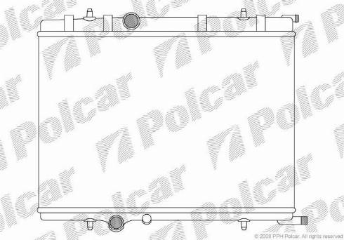 Polcar 571008-6 - Jäähdytin,moottorin jäähdytys inparts.fi