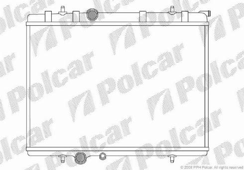 Polcar 571008-8 - Jäähdytin,moottorin jäähdytys inparts.fi