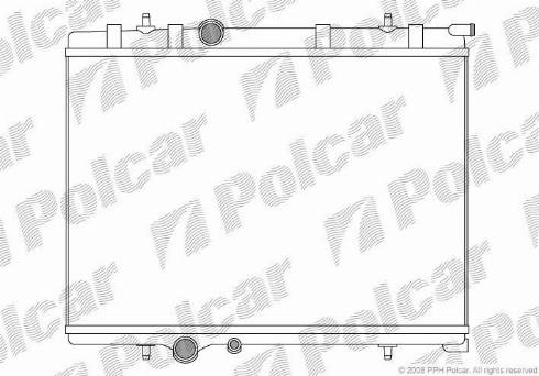 Polcar 571008-7 - Jäähdytin,moottorin jäähdytys inparts.fi