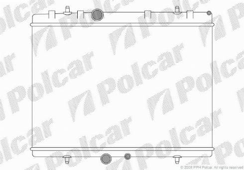 Polcar 571008A4 - Jäähdytin,moottorin jäähdytys inparts.fi