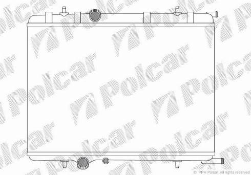 Polcar 571008A5 - Jäähdytin,moottorin jäähdytys inparts.fi