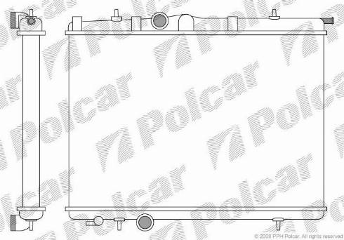 Polcar 5723084X - Jäähdytin,moottorin jäähdytys inparts.fi