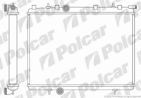 Polcar 5723085X - Jäähdytin,moottorin jäähdytys inparts.fi