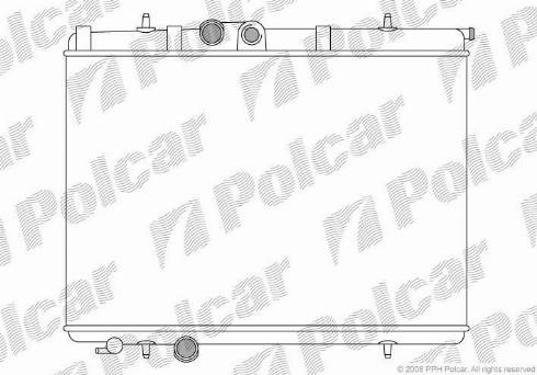 Polcar 5723088X - Jäähdytin,moottorin jäähdytys inparts.fi