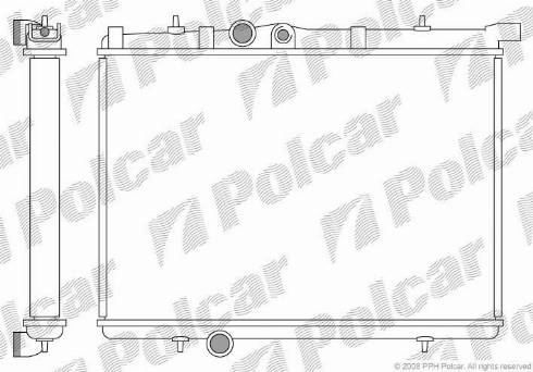 Polcar 5723083X - Jäähdytin,moottorin jäähdytys inparts.fi