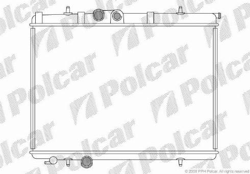 Polcar 5723087X - Jäähdytin,moottorin jäähdytys inparts.fi