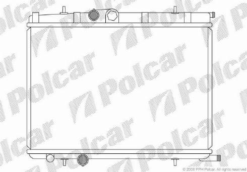 Polcar 572308-7 - Jäähdytin,moottorin jäähdytys inparts.fi