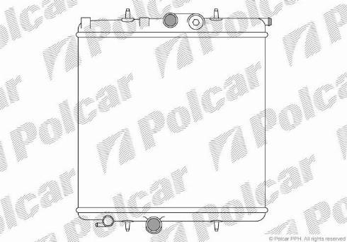 Polcar 572308A1 - Jäähdytin,moottorin jäähdytys inparts.fi