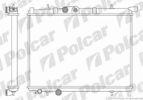 Polcar 572308A3 - Jäähdytin, käyttöakku inparts.fi