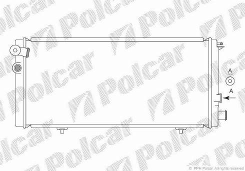 Polcar 572208-2 - Jäähdytin,moottorin jäähdytys inparts.fi