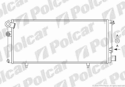 Polcar 572208A2 - Jäähdytin,moottorin jäähdytys inparts.fi