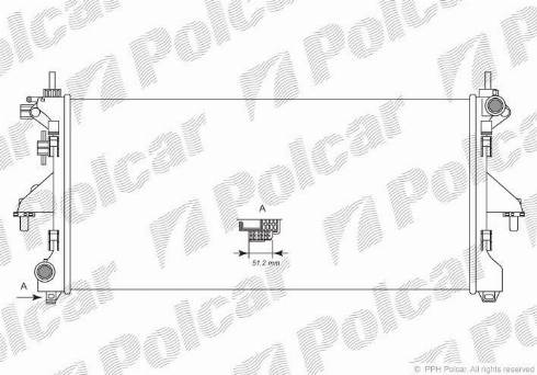 Polcar 577008A4 - Jäähdytin,moottorin jäähdytys inparts.fi