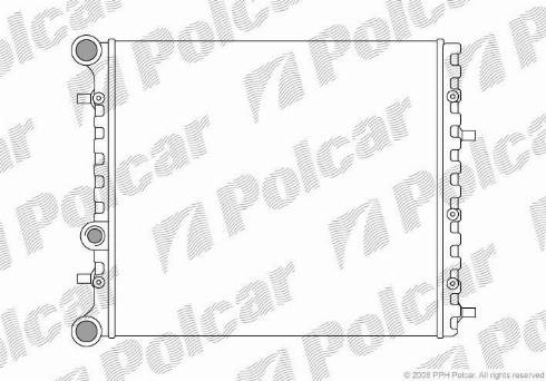 Polcar 6913081X - Jäähdytin,moottorin jäähdytys inparts.fi