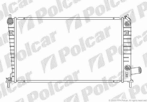 Polcar 652308-5 - Jäähdytin,moottorin jäähdytys inparts.fi