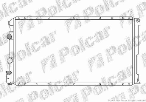 Polcar 604108-3 - Jäähdytin,moottorin jäähdytys inparts.fi