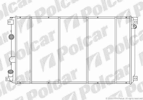 Polcar 6042083X - Jäähdytin,moottorin jäähdytys inparts.fi