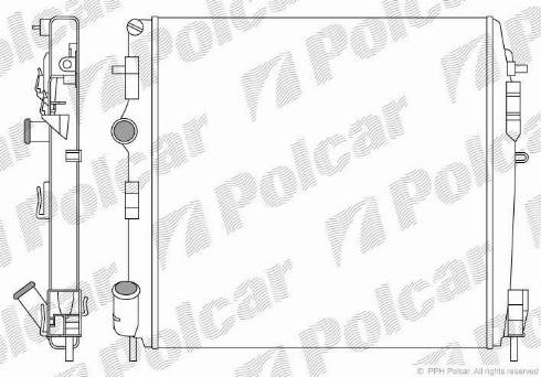 Polcar 6060087X - Jäähdytin,moottorin jäähdytys inparts.fi