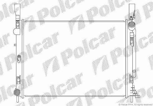 Polcar 606208-1 - Jäähdytin,moottorin jäähdytys inparts.fi