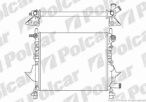 Polcar 6004081X - Jäähdytin,moottorin jäähdytys inparts.fi