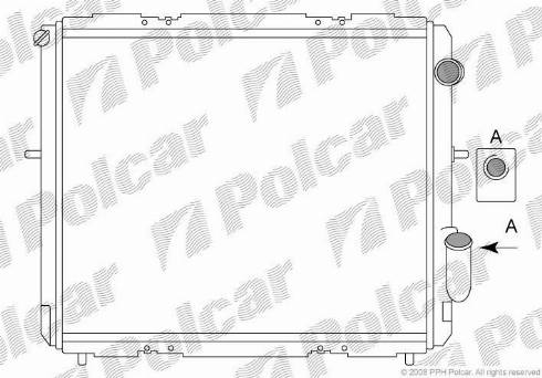 Polcar 600608A5 - Jäähdytin,moottorin jäähdytys inparts.fi