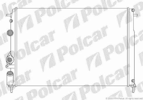 Polcar 600708A6 - Jäähdytin,moottorin jäähdytys inparts.fi