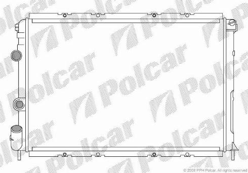 Polcar 600708A2 - Jäähdytin,moottorin jäähdytys inparts.fi