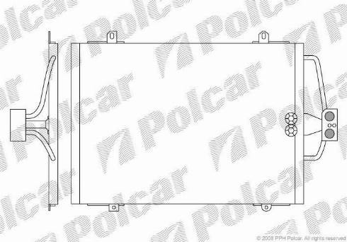 Polcar 6007K81X - Lauhdutin, ilmastointilaite inparts.fi