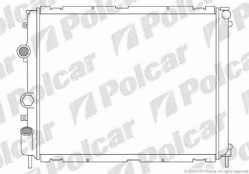 Polcar 601508-1 - Jäähdytin,moottorin jäähdytys inparts.fi