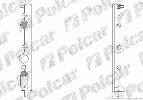 Polcar 601508-2 - Jäähdytin,moottorin jäähdytys inparts.fi