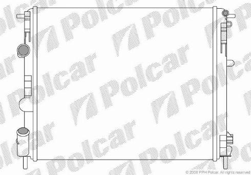 Polcar 601508A5 - Jäähdytin,moottorin jäähdytys inparts.fi