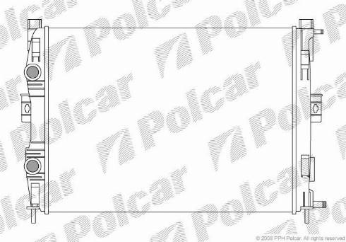 Polcar 6012081X - Jäähdytin,moottorin jäähdytys inparts.fi