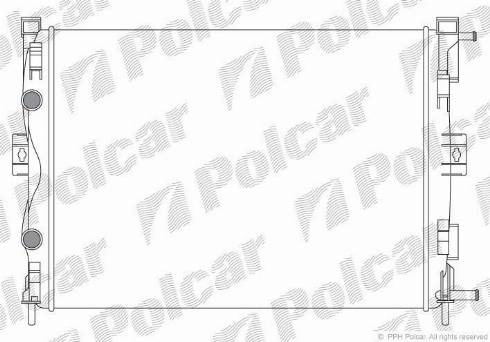 Polcar 601208A1 - Jäähdytin,moottorin jäähdytys inparts.fi