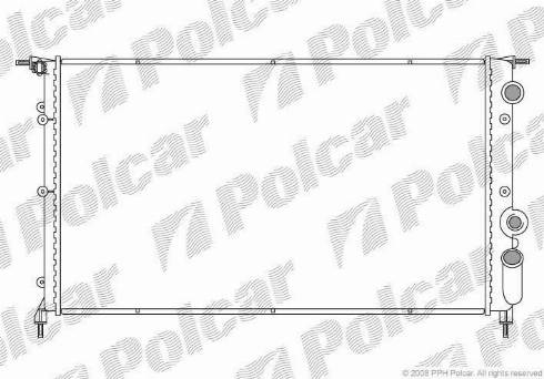 Polcar 6021084X - Jäähdytin,moottorin jäähdytys inparts.fi