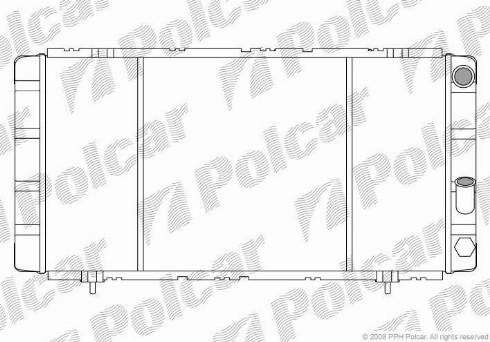 Polcar 602108-3 - Jäähdytin,moottorin jäähdytys inparts.fi