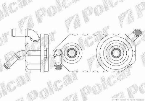 Polcar 6713L8-1 - Öljynjäähdytin, autom. vaihteisto inparts.fi